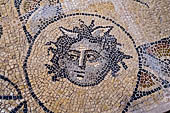 Hania - the Archaeological Museum, detail of the mosaic floor depicting Poseidon and the nymph Amynone 3rd century AD. 
